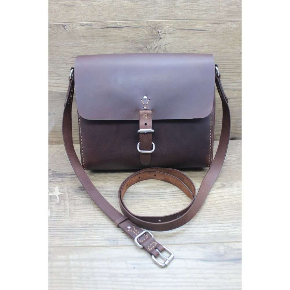 The Loyal Workshop women's minimalist leather Companion‎ Satchel crossbody bag